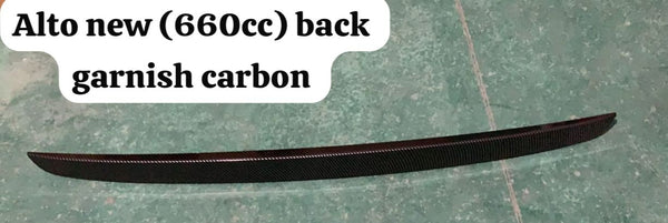 Suzuki Alto - Rear Trunk Garnish/Trim - Carbon fiber