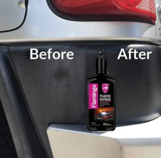 2 in 1 Bundle - Flamingo Car Plastic Restorer 200ml + Leather Polish 500ml