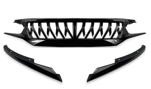Honda Civic 16 – 21  Shark Grille - Glossy Black