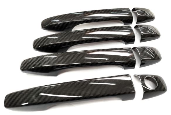 COROLLA 15-22 Door Handle Covers - Carbon Fiber Design