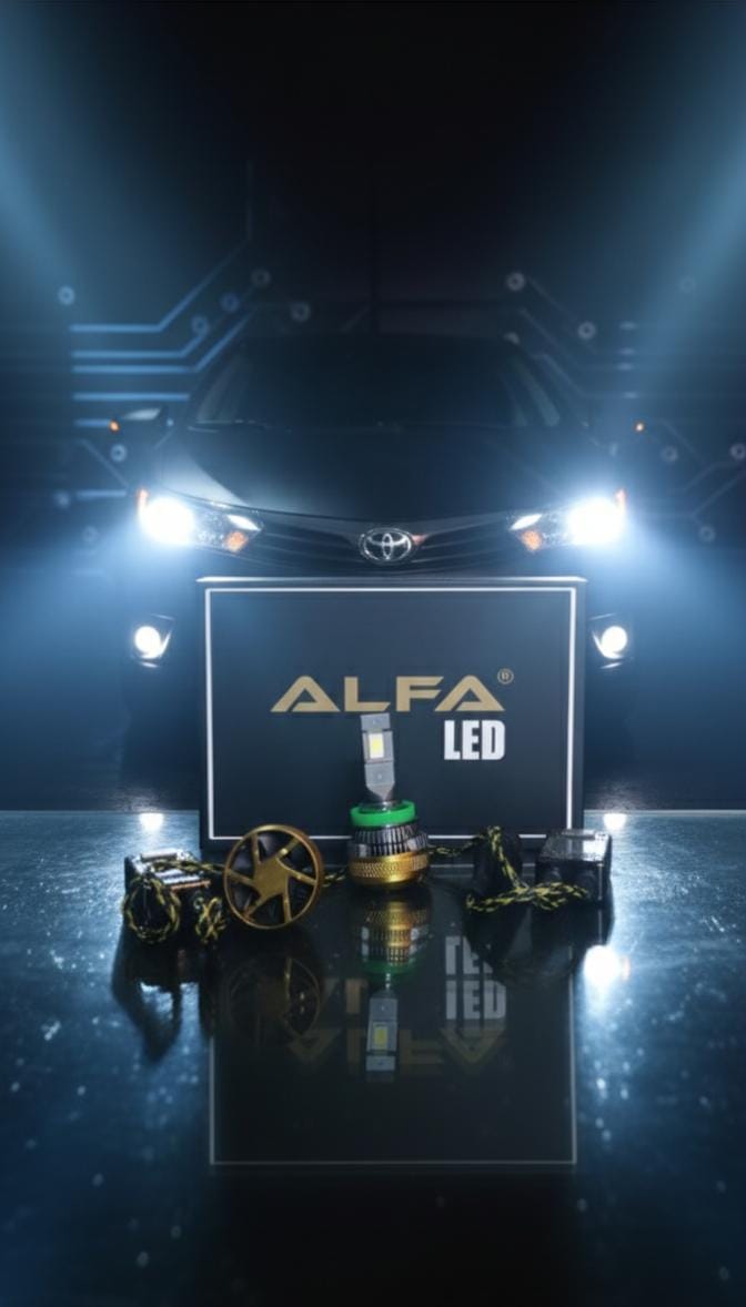 ALFA 1000 Watts LED Universal for All Cars Honda, Toyota, Suzuki, Alsvin Headlights