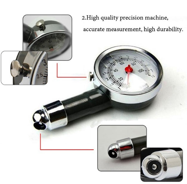 Car Analog Tire Pressure Gauge