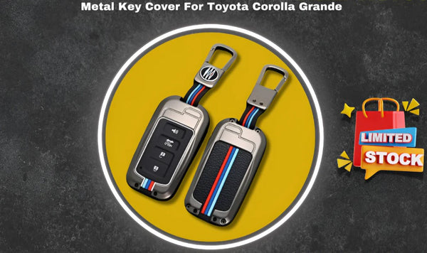 Metal Key Cover For Toyota Corolla
