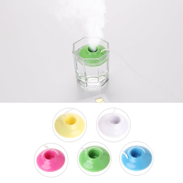 Mini USB Humidifier Air Purifier Aroma Home Office Car Portable