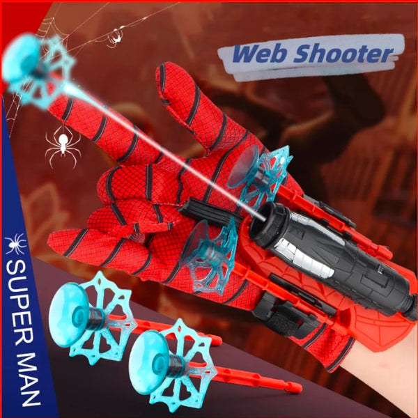 New Spiderman Web Shooter Glove Launcher Set Hero Wrist