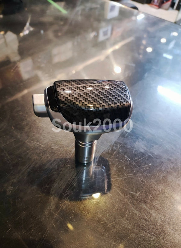 Universal Gear Knob With Carbon Fiber Top for Automatic Gear