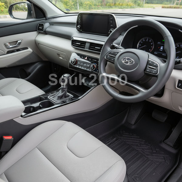 HYUNDAI TUCSON 2020-2024 PLASTIC HEAVY DUTY 9D FLOOR MAT