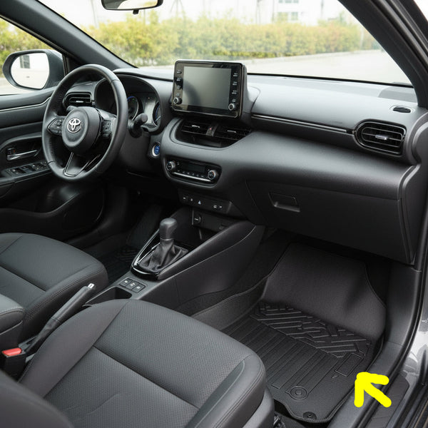 TOYOTA Yaris 2021-PRESENT TPE PLASTIC HEAVY DUTY 9D FLOOR MAT