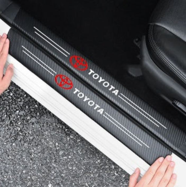 Toyota Car Door Sill/Door Steps Protector stickers 4 piece