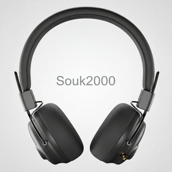 Wireless HEADPHONE Premium Leather Finishing - Working Time 30 h